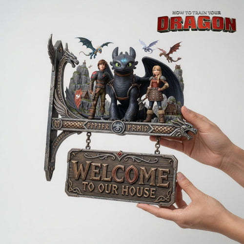 HTTYD Premium Welcome Sign TNSM