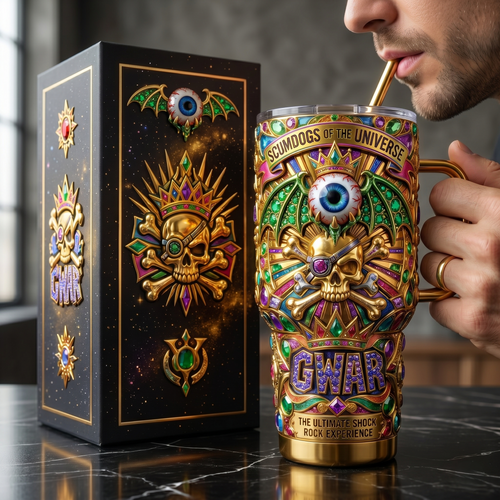 GWAR Premium 40oz Tumbler With Handle HTTT