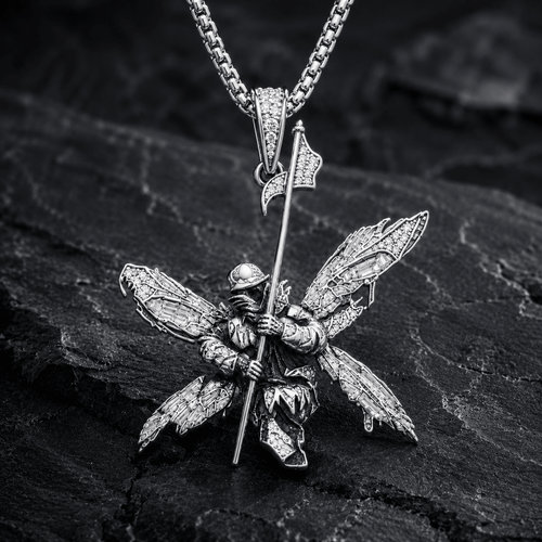 LKP Solid Sliver Chain with Diamond Pendant TTTT